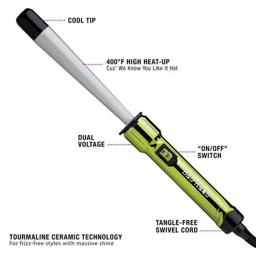 BED HEAD Curlipops Tourmaline Ceramic 1" Curling Iron Wand